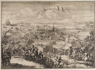 KG 06574
          <br/>
          Verovering Kristianstad door Denemarken, 1676
          <br/>
          <em>Hooghe, Romeyn de (1645-1708)</em>